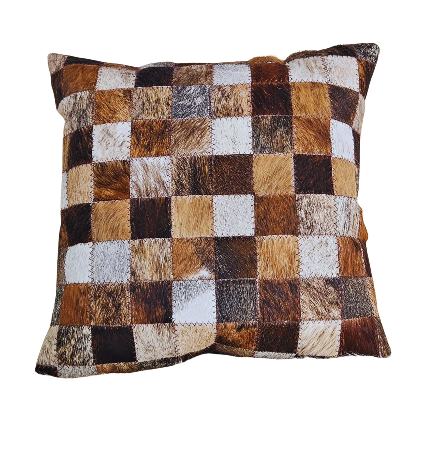 Nguni 5cm Block Brindle Cushion