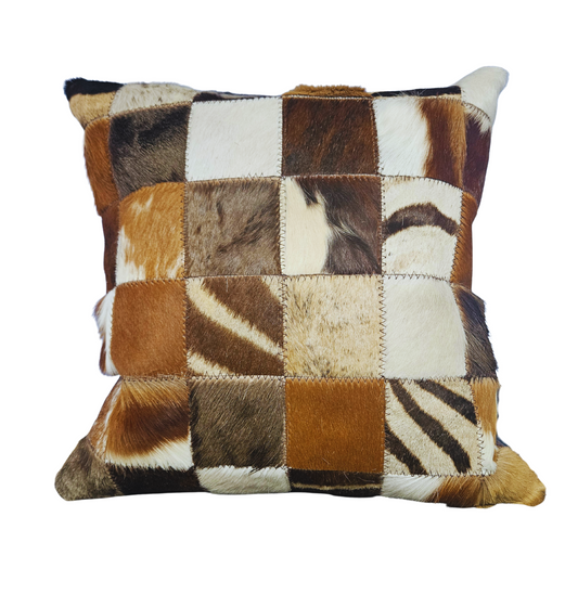Mixed Game & Nguni Cushion